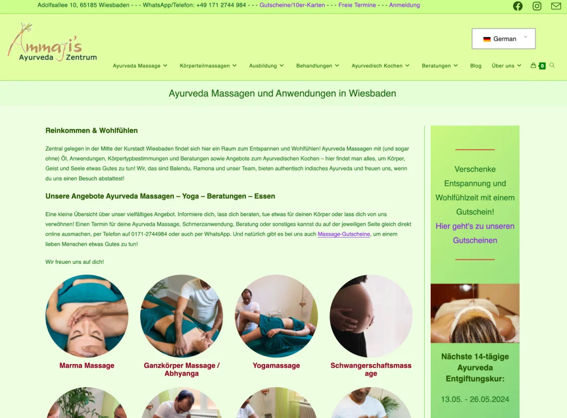 Wiesbaden ayurveda massage